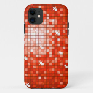 Disco Tiles Red iPhone case
