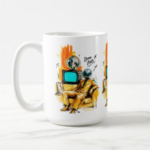 Disco Vibes Retro 80s Disco Ball Art Coffee Mug