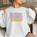 Disco Vibes Retro Groovy Bridesmaid Era Sweatshirt<br><div class="desc">Get ready to sparkle in style with this Disco Vibes Retro Groovy Bridesmaid Era Sweatshirt! Perfect for celebrating your role in the bride’s squad, this cosy and trendy crewneck features a nostalgic 70s-inspired design with bold bubble letters, pastel hues, lightning bolts, and a disco ball for extra shine. Whether you're...</div>