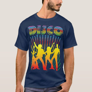 Disco  - Vintage Style Dancing Retro Disco  (1)  T-Shirt