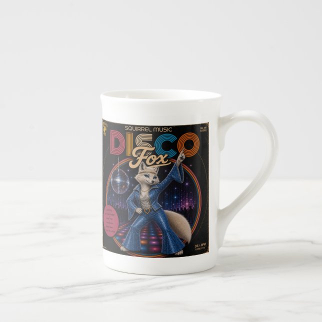 Disco Vixen Bone China Mug (Right)