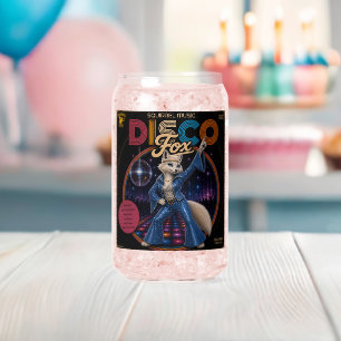 Disco Vixen Can Glass