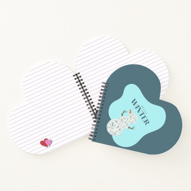  Discoball Snowman Notebook (Inside)