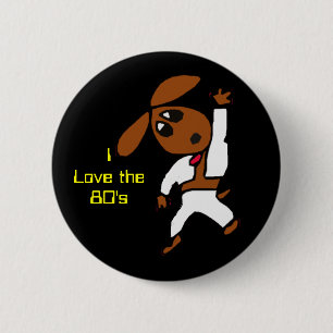 discodox, I Love the80's 6 Cm Round Badge
