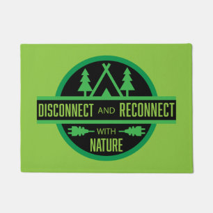 Disconnect And Reconnect With Nature Bushcraft  Doormat