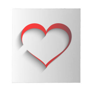 Disconnected Heart Notepad