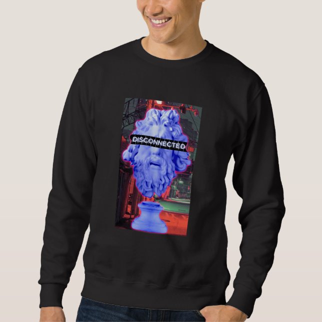 Disconnected Streetwear Grunge Clothes  Aesthetic  Sweatshirt (Front)