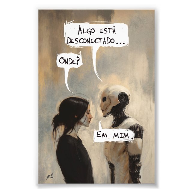 Disconnected (with phrase) photo print (Front)