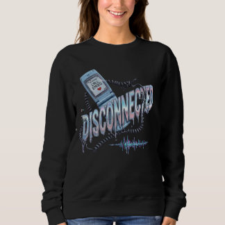Disconnected Y2K Flip Phone Breakup Melancholy Vin Sweatshirt