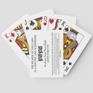 Discordian Pope Card Playing Cards