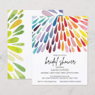 Discount Rainbow Watercolor Bridal Shower