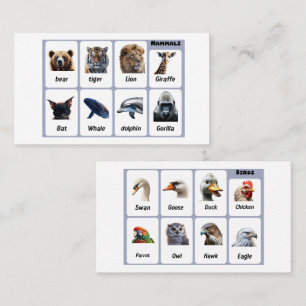 Discover 16 animals that will amaze you business card