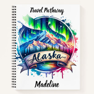 Discover Alaska's vibrant northern lights! Notebook