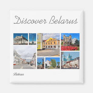 Discover Belarus Minsk Grodno Architecture Magnet