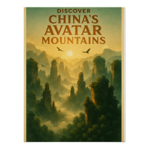 Discover China’s Avatar Mountains Poster