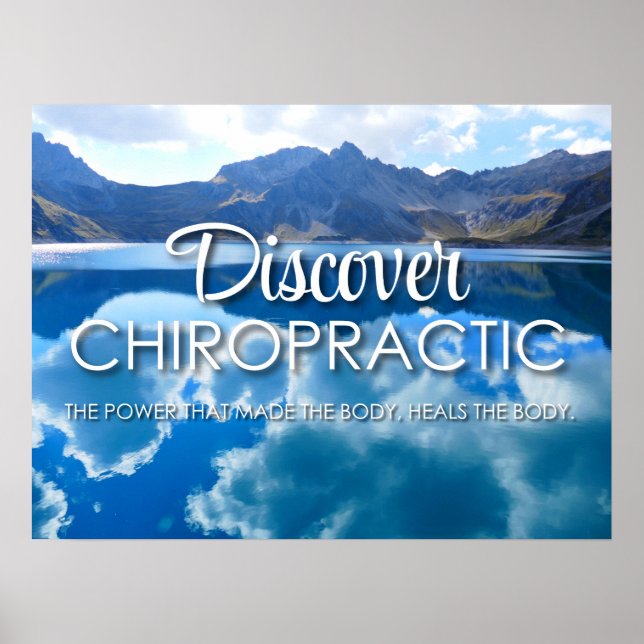 Discover Chiropractic (Power) Photography Poster (Front)