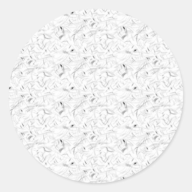 Discover High-Quality Classic Round Stickers  (Front)