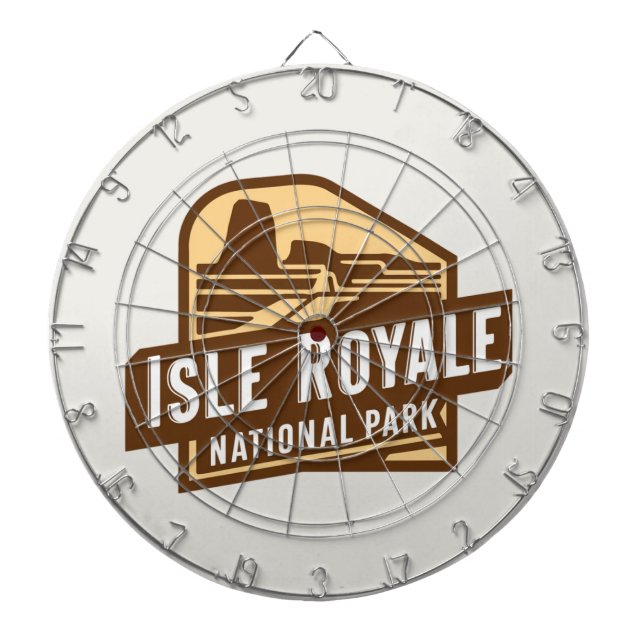 Discover Isle Royale National Park Dartboard (Front)