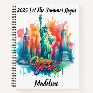Discover lively NYC and the Statue of Liberty Notebook