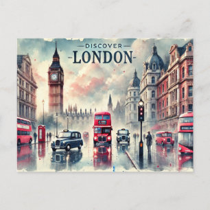  "Discover London" Postcard