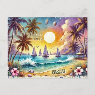 Discover Paradise Postcard