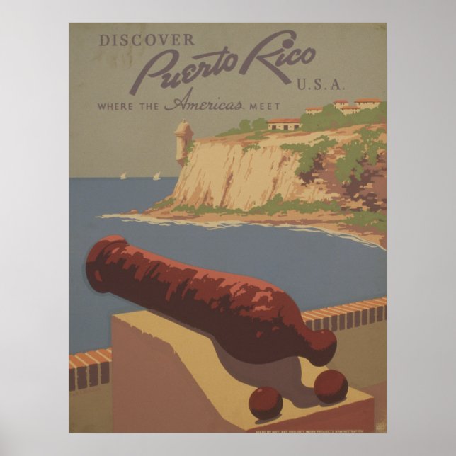 Discover Puerto Rico Poster (Front)