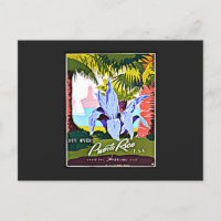 'Discover Puerto Rico' Vintage Travel Poster
