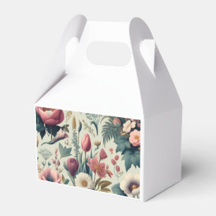 Discover Stunning Spring Floral Botanical Pattern Favour Box