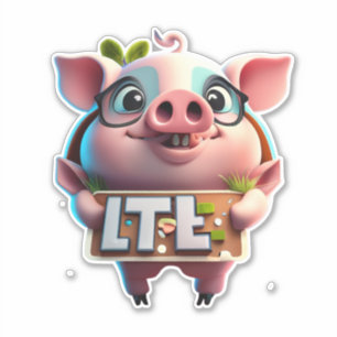 Discover the Art of Sticker Crafting with Pig