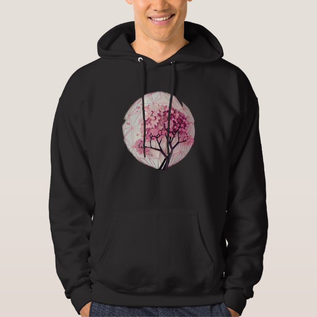 Discover the Beauty of Nature with a Cherry Blosso Hoodie (Front)