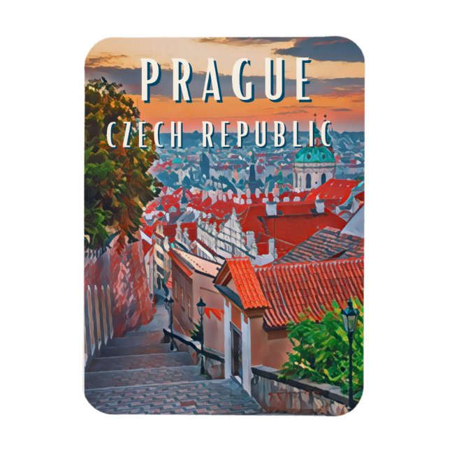 Discover the Beauty of Prague Magnet (Vertical)