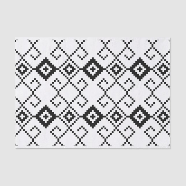 🌿 Discover the Beauty of Tribal Pattern Designs  Tissue Paper (Front)