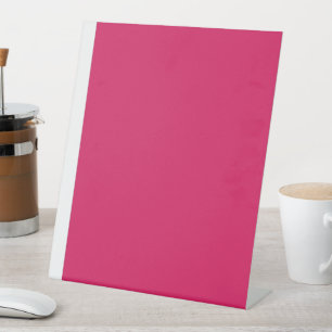 Discover the Elegance of Pink Background  Pedestal Sign