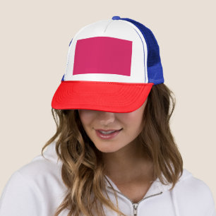 Discover the Elegance of Pink Background Trucker Hat