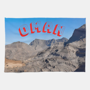 Discover the Majestic Landscapes of Oman Tea Towel