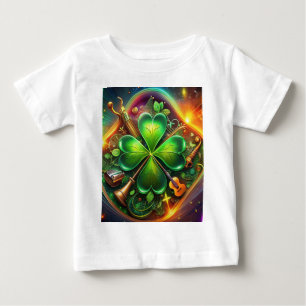 Discover the Perfect Harmony of Shamrock, Musical  Baby T-Shirt