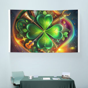 Discover the Perfect Harmony of Shamrock, Musical  Banner