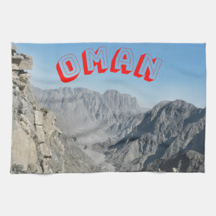 Discover the Rugged Beauty of Oman's Desert Tea Towel
