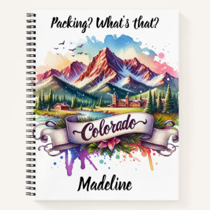 Discover the vibrant beauty of Colorado in spring Notebook