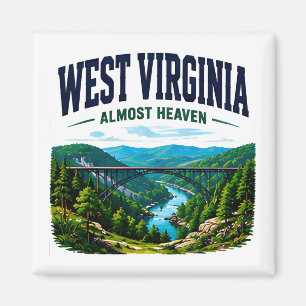 Discover West Virginia Wild Beauty Magnet
