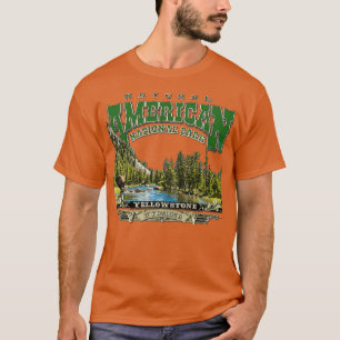 Discover Yellowstone National Park Wyoming State T-Shirt