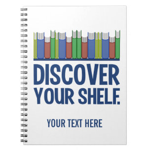 Discover Your Shelf custom notebook