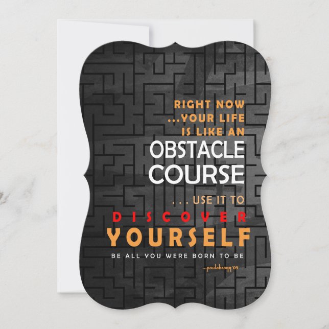 Discover Yourself  (Obstacle Course Inspiration) (Front)