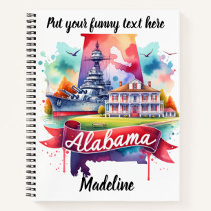 Discovering Alabama's history and scenery Notebook