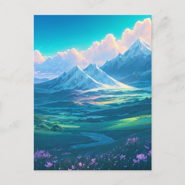 Discovering the Allure of the Valley's Charm Postcard (Front)