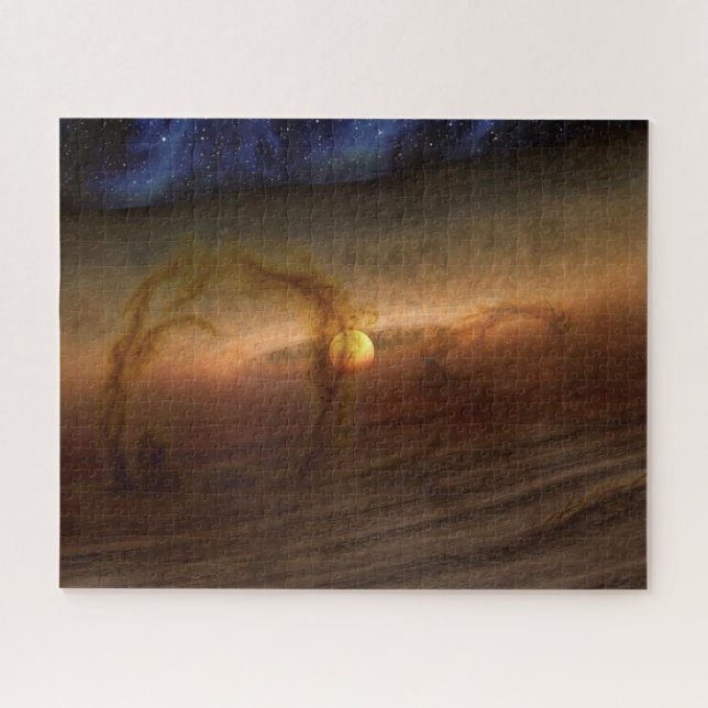 Discs Of Planet-Forming Material Circling Stars. Jigsaw Puzzle (Horizontal)