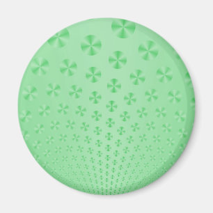 Discs on Mint Green Magnet