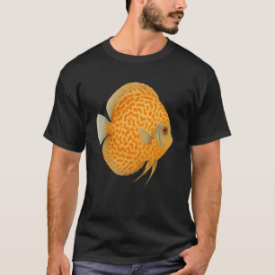 Discus Fish Eruption Leopard Japanese Style - Amaz T-Shirt