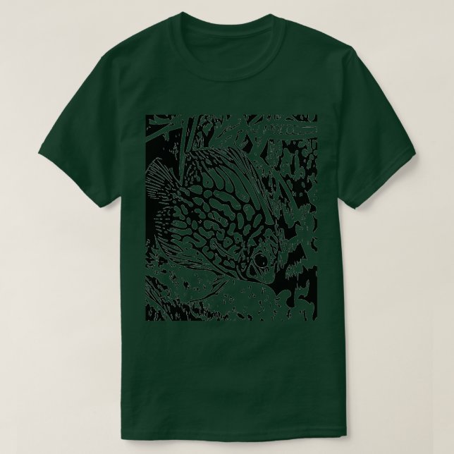 Discus Fish   Fishkeeping  T-Shirt (Design Front)