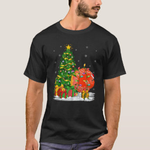 Discus Fish Lover Family Matching Santa Discus Chr T-Shirt